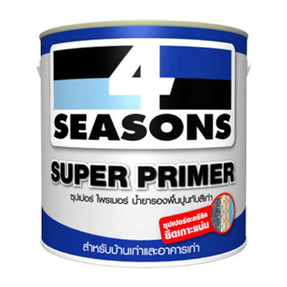 โฟร์ซีซั่น ซูปเปอร์ ไพรเมอร์ น้ำยารองพื้นปูนทับสีเก่า / Toa 4 Seasons Super Primer