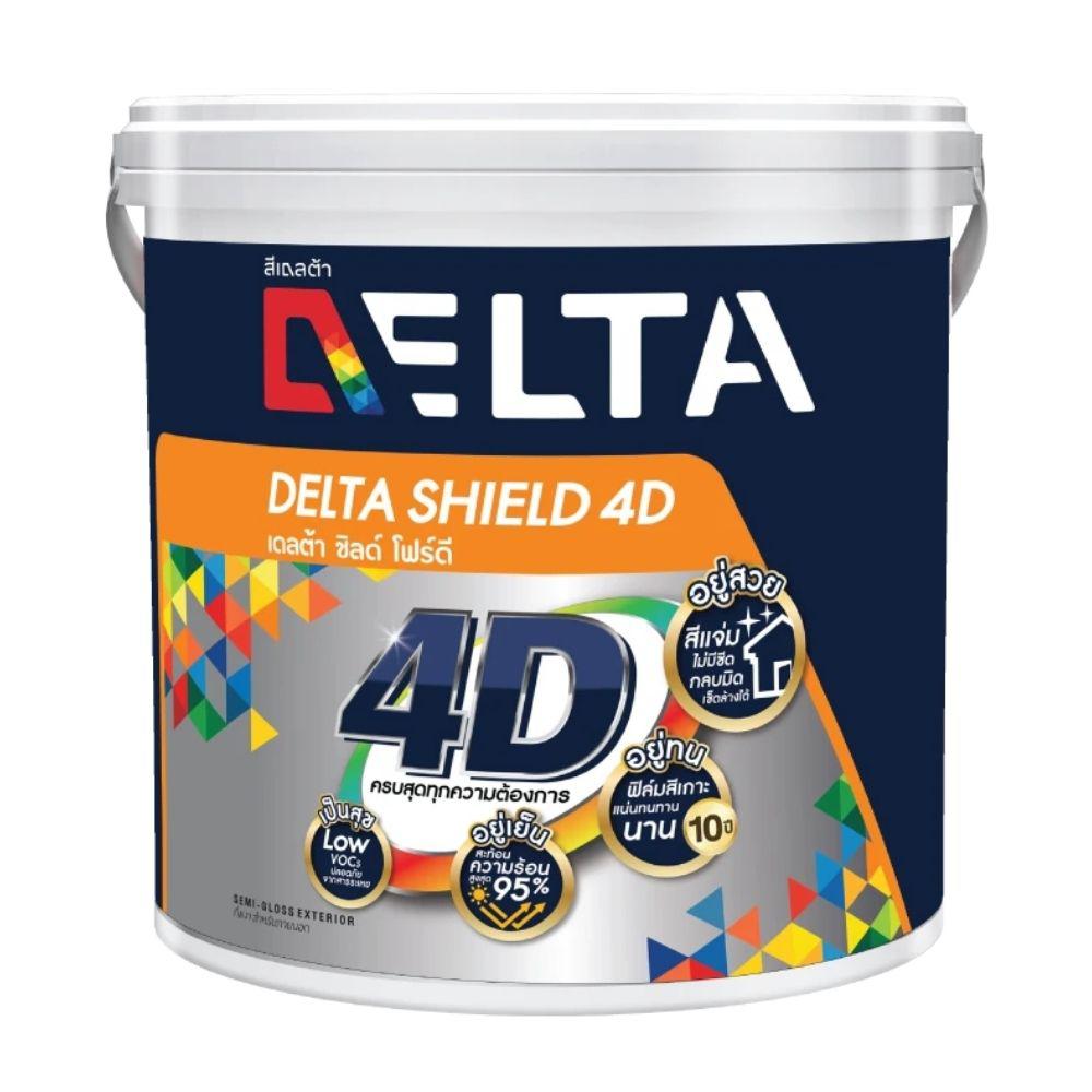 เดลต้าชิลด์ โฟร์ดี กึ่งเงา  / Delta Shield 4D For Exterior Semi-Gloss 