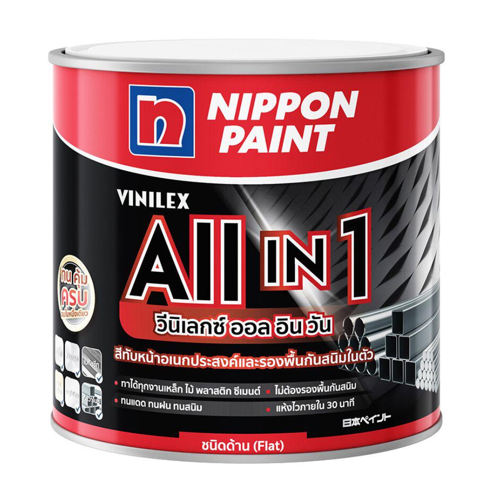 นิปปอนเพนต์ วีนิเลกซ์ ออล อิน วัน ด้าน #F900/ Nippon Paint Vinilex All in One Matt #F900