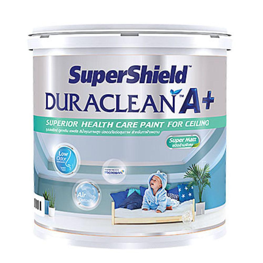 ซุปเปอร์ชิลด์ ดูราคลีน เอ พลัส สีน้ำอะคริลิค สำหรับทาฝ้าเพดาน ชนิด ด้านพิเศษ / Toa SuperShield Duraclean A+ Celling Paint