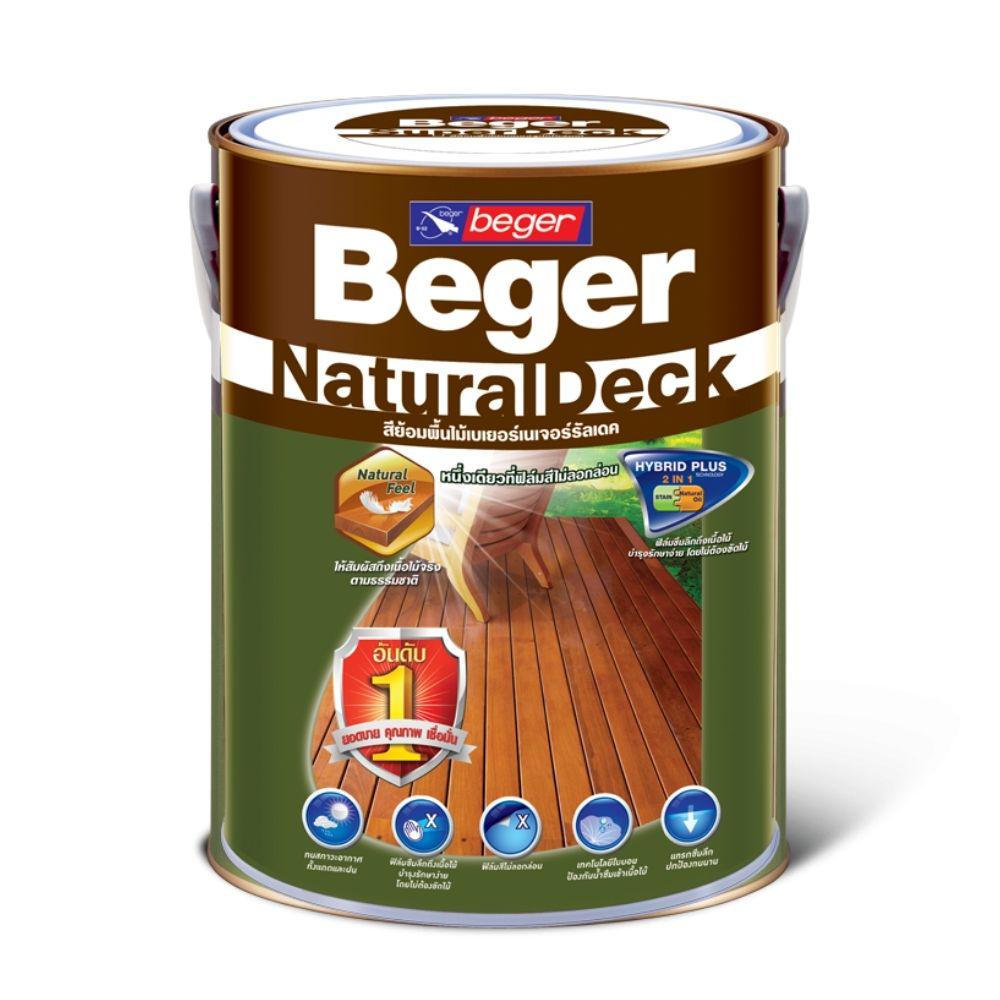 สีย้อมพื้นไม้ เบเยอร์ เนเจอร์รัลเดค Beger NaturalDeck