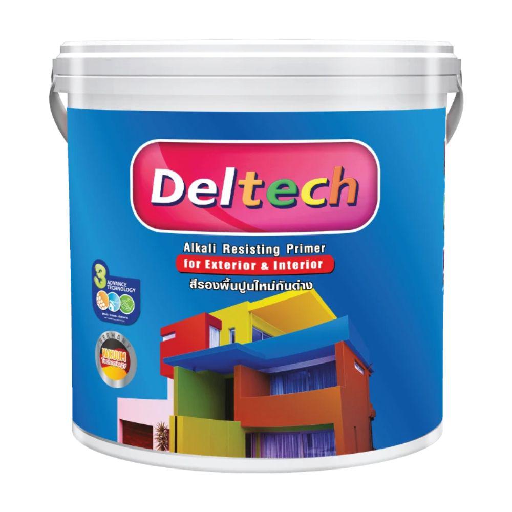เดลต้า สีรองพื้นปูนใหม่กันด่าง เดลเทค / Delta Deltech Primer
