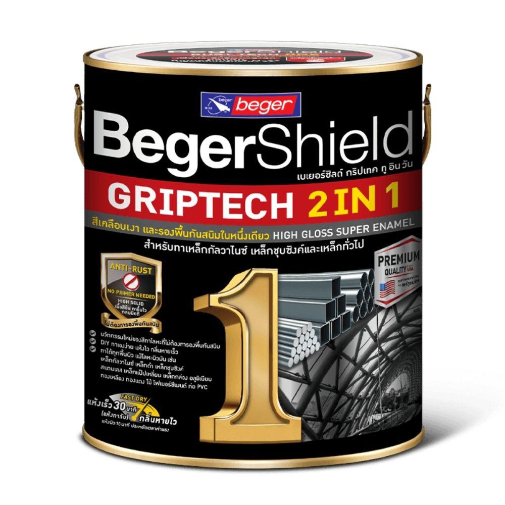 เบเยอร์ชิลด์ กริปเทค สีเคลือบเงา 2in 1 / BegerShield GripTech 2 in 1
