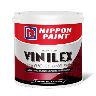 นิปปอนเพนต์ วีนิเลกซ์ อะคริลิก สำหรับฝ้าเพดาน / Nippon paint Vinilex Acrylic Ceiling Paint