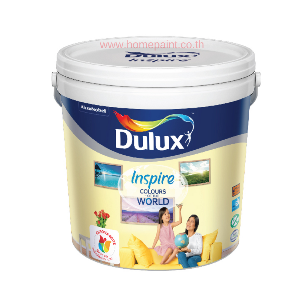 ดูลักซ์ อินสไปร์ สีน้ำทาภายใน /Dulux Inspire Interior Semi - Gloss