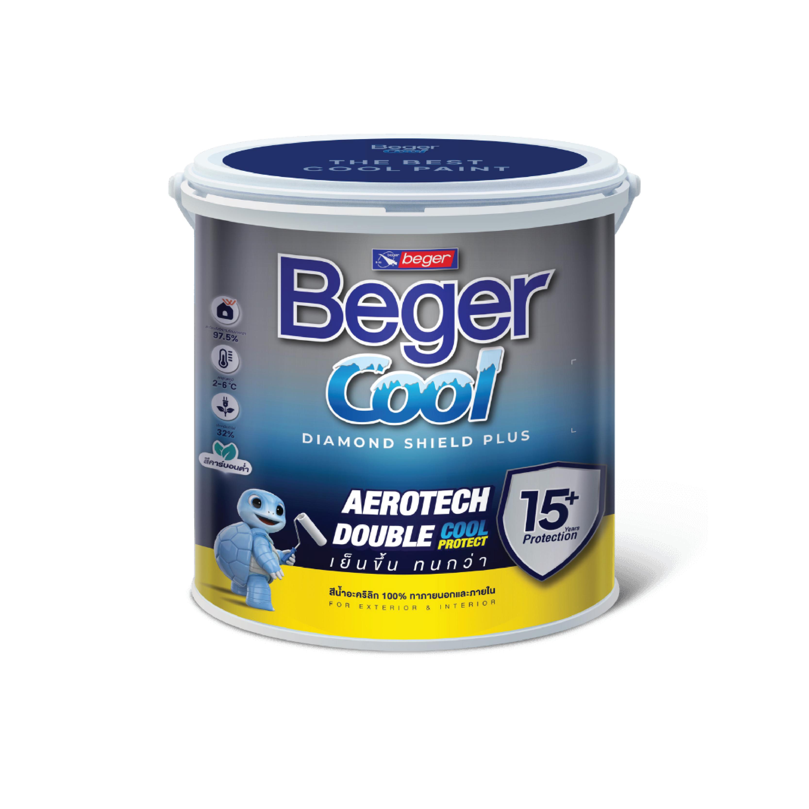 เบเยอร์คูล ไดมอนด์ชิลด์ พลัส สูตรน้ำ ชนิดกึ่งเงา / BegerCool DiamondShield Plus