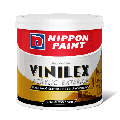 นิปปอนเพนต์ วีนิเลกซ์ อะคริลิก สำหรับภายนอก (กึ่งเงา) / Nippon Paint Vinilex Acrylic Semi-Gloss